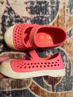LOT OF 4!!! Kids Pink Mary Jane, deer slip on, strap sandal, rain boots